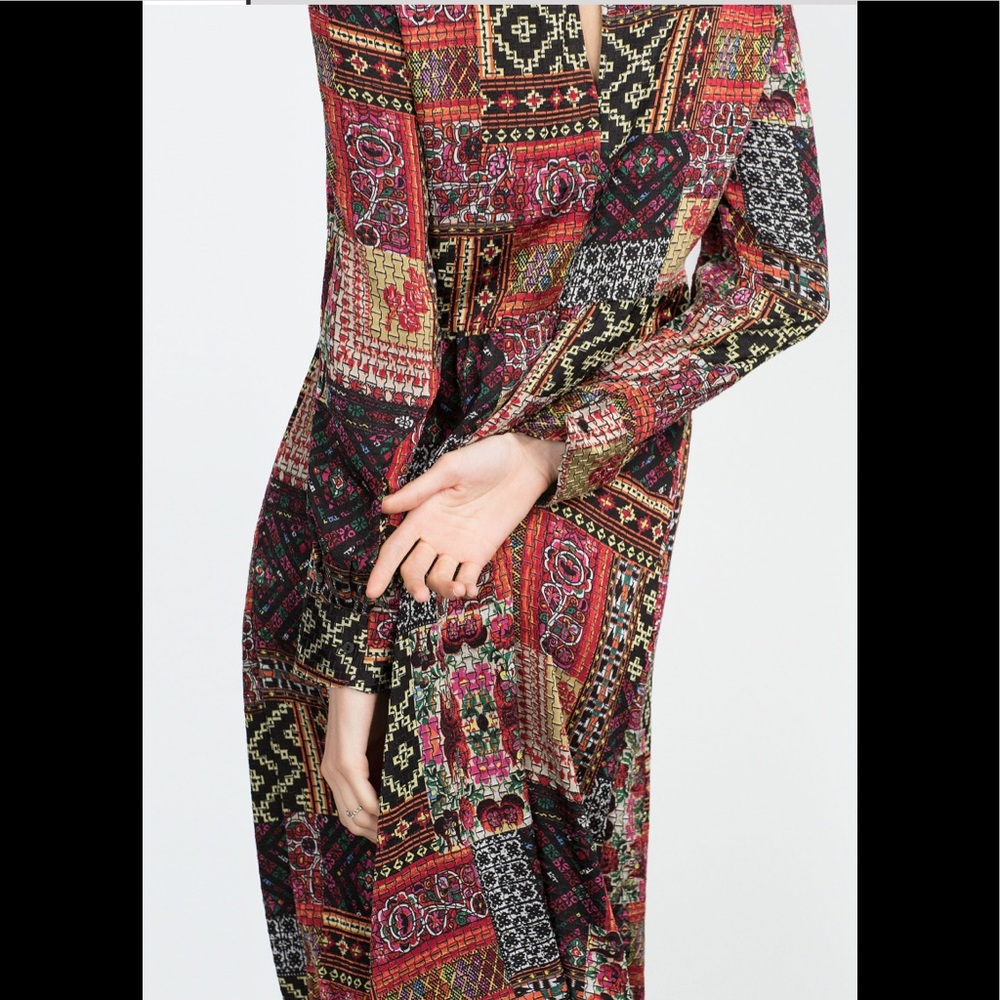 ZARA PATCHWORK DRESS